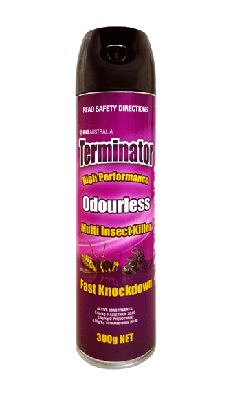 TERMINATOR ODOURLESS MULTI INSECT KILLER AEROSOL 300G 